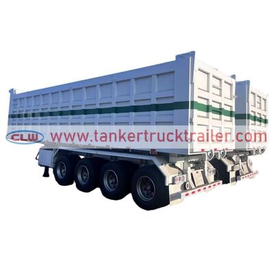 Buy Four Axle 70ton Tipper Trailer for Mining Use online manufacture
