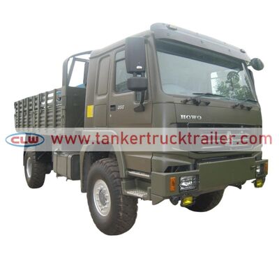কেনা HOWO 4×4 অফ-রোড মিলিটারি কার্গো ট্রাক অনলাইনে উৎপাদন