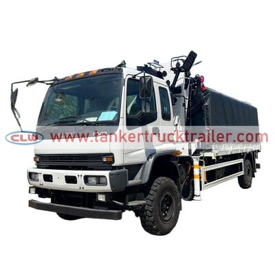 comprar ISUZU 4x4 Carro de transporte militar de 25 pessoas com guindaste Fabricação em linha