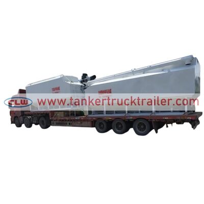 comprar 12CBM Corpo do tanque de entrega de alimentos com sistema de descarga elétrico Fabricação em linha