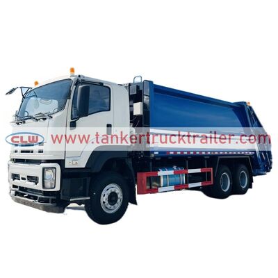 kopen ISUZU 6x4 20CBM afvalperswagen voor gemeentelijke inzameling van vast afval online vervaardiging