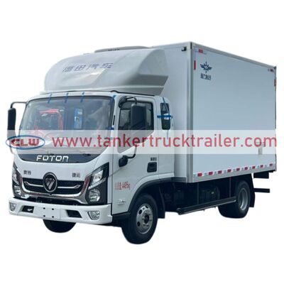Beli Foton 4x2 5Ton Reefer Truck untuk Distribusi Produk Segar pembuatan online