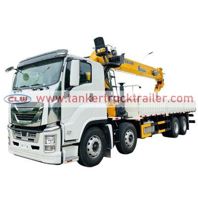 acheter ISUZU 8x4 16TON camion à grue à tige droite pour projets d'ingénierie fabrication en ligne