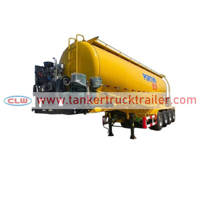 Buy 60000 Liters 60 Cubic Meters Bulk Cement Semi Trailer for Construction Projects online manufacture