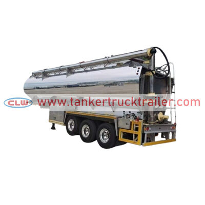 satın al 3 Aksli 30 Ton 60000 Litre Paslanmaz Çelik Yem Tankeri Treyleri (Kanatlı Çiftlikleri İçin) Çevrimiçi üretim