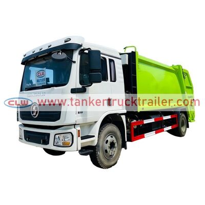 buy Shacman L3000 4x2 10CBM Garbage Compactor Truck with Hydraulic Compression System online manufacture