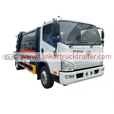 comprar FAW Direito 5CBM Carregador traseiro compactador de lixo Fabricação em linha