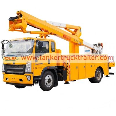 buy HOWO 36m Insulated Aerial Lift Truck for Power Line Maintenance online manufacture