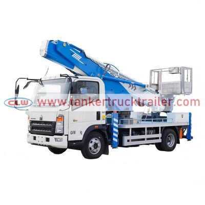 comprare Autocarro con piattaforma aerea con braccio telescopico HOWO da 28 m per manutenzione fabbricazione online
