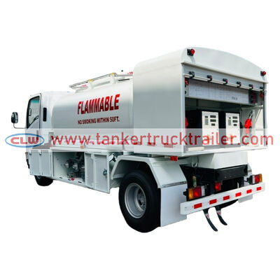 buy ISUZU Mobile 6000L Fuel Bowser Truck with Two Dispensers online manufacture
