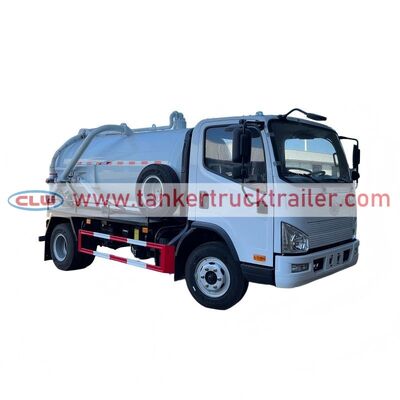 Mua FAW 4x2 Truck Tanker chân không để thu gom chất thải phân hủy và nước thải sản xuất trực tuyến