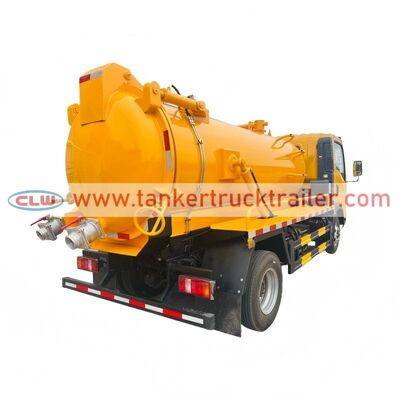 acheter Camion d'aspiration de déchets HOWO 4x2 RHD 5CBM à réservoir sous vide fabrication en ligne