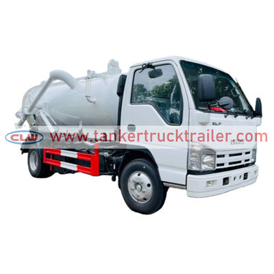 αγορά Ιαπωνική μάρκα ISUZU 4X2 5000L Καθαριστικό φορτηγό υπονόμων για διαχείριση αποβλήτων διαδικτυακή κατασκευή