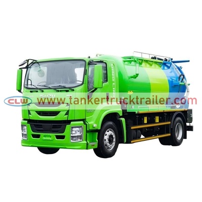 buy ISUZU 4x2 10CBM Vacuum Tanker Sewer Suction Truck for sale online manufacture