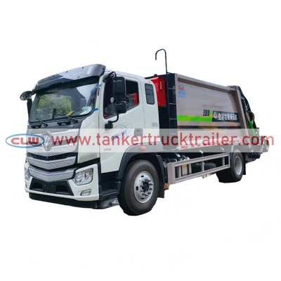 kopen Foton 4x2 14cbm Hydraulische Vuilniswagen met Persinstallatie online vervaardiging