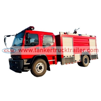 buy ISUZU 4X2 5CBM Water Tank 1CBM Foam Tank Fire Truck for Municipal Fire Fighting online manufacture