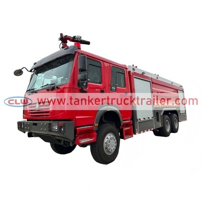 يشتري شاحنة مكافحة الحرائق من طراز HOWO 6X6 14CBM لمكافحة الحرائق لمسافات طويلة تصنيع عبر الإنترنت