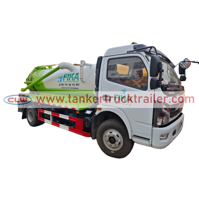 خرید کامیون مکنده دونگ‌فنگ کوچک 4X2 با ظرفیت 3000 لیتر و 2000 لیتر برای مدیریت پسماند تولید آنلاین