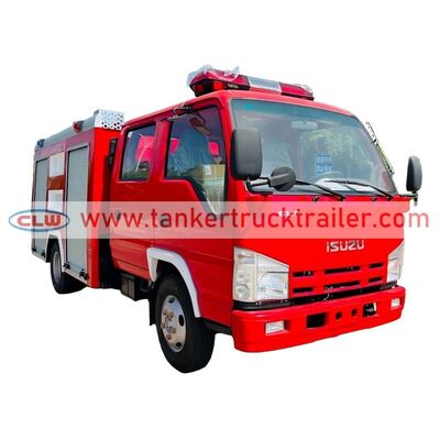 buy ISUZU 100P 4X2 1.5CBM Water Tank 0.5CBM Foam Tank Fire Fighting Truck online manufacture