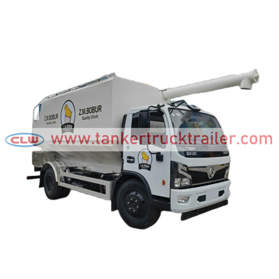 acheter Dongfeng 4x2 3 tonnes 6CBM camion électrique de transformation en vrac pour usine de transformation fabrication en ligne