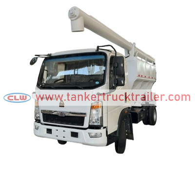 αγορά Μικρό φορτηγό δεξαμενή σιλό Sinotruk HOWO 4x2 2 τόνων 4CBM για εργοστάσιο ζωοτροφών διαδικτυακή κατασκευή