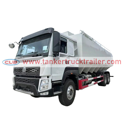 buy Sinotruk HOWO 6X4 32CBM 16tons Hydraulic Control Bulk Feed Delivery Truck online manufacture