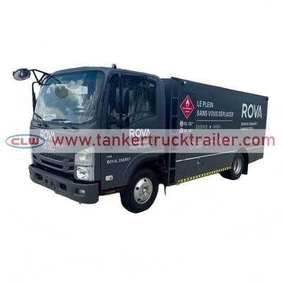 구입하다 ISUZU 4x2 5,000L 사각 유류 운반 탱크로리 온라인 제조