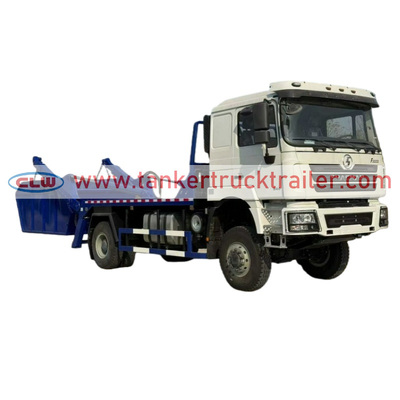 купить Shacman 4x2 8тонна 10cbm Skip Loader грузовик мусорный грузовик для муниципальной уборки Производство в сети