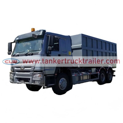 купить HOWO 6X4 25CBM Качок подъемник мусоровоз с отсоединяемым контейнером для отходов Производство в сети