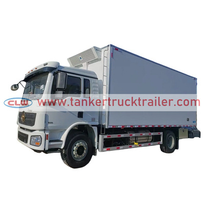 kopen Shacman L3000 10 Ton 12 Ton 6,8 Meter Koelwagen voor Vers Vlees Groenten online vervaardiging