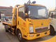 4X2 Small Flatbed Tow Truck 3 Ton 2 Axles 6 Wheels For Sinotruk HOWO CCC Approved supplier