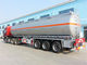 Professional Heavy Duty Semi Trailers 42000L 45000 L 50000 L Oil / Fuel Tank Trailer supplier