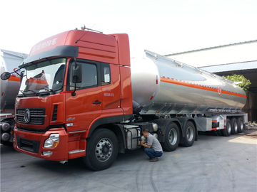 Professional Heavy Duty Semi Trailers 42000L 45000 L 50000 L Oil / Fuel Tank Trailer supplier