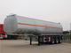 Carbon Steel Fuel Tanker Semi Trailer 3 Axle 42000L 42M3 42cbm Oil Tank Trailer supplier