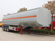 Carbon Steel Fuel Tanker Semi Trailer 3 Axle 42000L 42M3 42cbm Oil Tank Trailer supplier