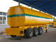 Oil Tanker Truck Trailer 3 Axle 45000 L 50M3 50cbm Carbon Steel Fuel Tanker Semi Trailer supplier
