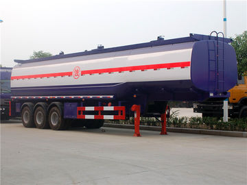 Oil Tanker Truck Trailer 3 Axle 45000 L 50M3 50cbm Carbon Steel Fuel Tanker Semi Trailer supplier