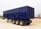 Color Custom Triple Axle Dump Trailer , 25 - 30 CBM Tipper Semi Trailer For Sand / Coal supplier