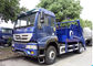 SINOTRUK HOWO 4X2 5CBM Swing Arm Garbage Truck For Urban Garbage Clean Up supplier