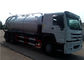 Vacuum Sewage Tanker Truck Trailer 10 Wheels 16000L For Sinotruk HOWO supplier