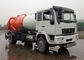 HOWO 6 Wheels 4000L Water Sewage Tank Truck + 4000L Fecal Suction Truck 8000L supplier