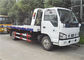 ISUZU 4x2 Small Tow Truck , 6 Wheels 3 Ton Flatbed Wrecker Truck For Two / Three Cars supplier