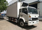 Sinotruk FAW 4X2 Small Refrigerated Truck , 5T Fiberglass Commercial Refrigerated Trucks supplier