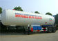 2 Axle 40000L 40M3 20 Ton LPG Gas Tank Trailer , 56M3 LPG Tank Semi Trailer supplier