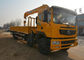 DFAC Dongfeng 6x2 Truck Mounted Boom Crane / 10 Ton Mobile Crane CS2018XX supplier