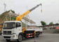 Dongfeng LHD 6x4 15 Ton Crane Truck , Mobile Crane Truck With Telescopic Boom supplier
