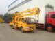 Dongfeng 16m Aerial Platform Truck , Vehicle Mounted Work Platforms CCC Approved supplier