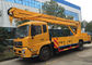Dongfeng 12 - 18m High Altitude Operation Truck 2 Axles For Electric Power supplier