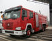 Water And Foam Fire Engine Truck , HOWO 290 Hp Heavy Rescue Fire Truck Water Tank supplier