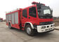 11000 Liters Fire Fire Truck Water Tank Carbon Steel Material 2 Axles For ISUZU supplier